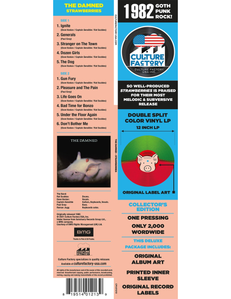 The Damned - Strawberries (Vinyle)