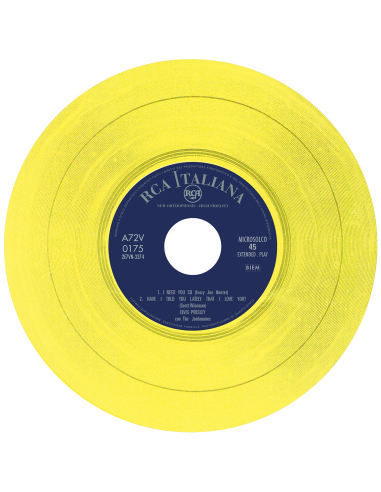 Elvis Presley - I Need You So - Vinyle Jaune (Italie) (Vinyle 7'')