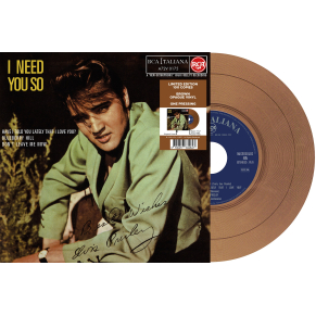 Elvis Presley - I Need You So - Vinyle Marron (Italie) (Vinyle 7'')