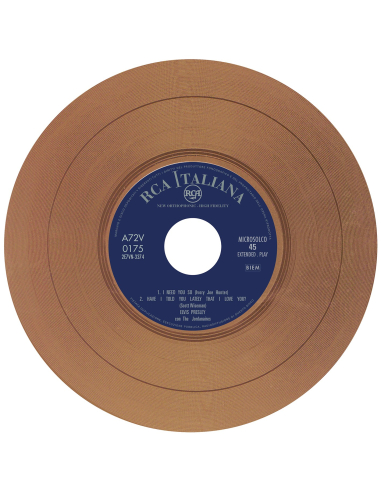 Elvis Presley - I Need You So - Vinyle Marron (Italie) (Vinyle 7'')