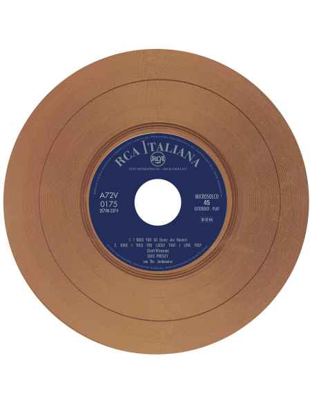 Elvis Presley - I Need You So - Vinyle Marron (Italie) (Vinyle 7'')