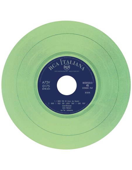 Elvis Presley - I Need You So - Vinyle Vert (Italie) (Vinyle 7'')