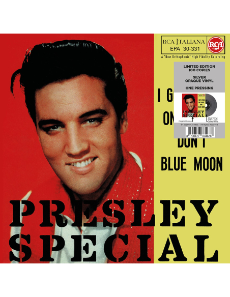 Elvis Presley - Presley Special - Vinyle Argenté (Italie) (Vinyle 7'')