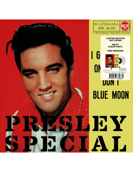 Elvis Presley - Presley Special - Vinyle Laiteux (Italie) (Vinyle 7'')