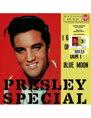 Elvis Presley - Presley Special - Vinyle Jaune (Italie) (Vinyle 7'')