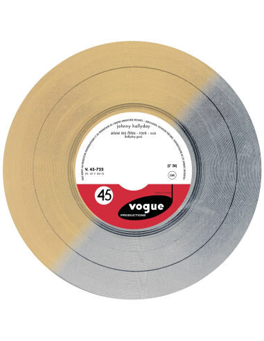 Johnny Hallyday - T'aimer Follement - Vinyle Doré & Argenté (Vinyle 7'')