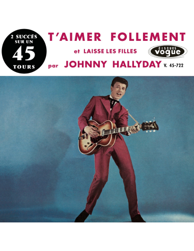 Johnny Hallyday - T'aimer Follement - Vinyle Doré & Argenté (Vinyle 7'')