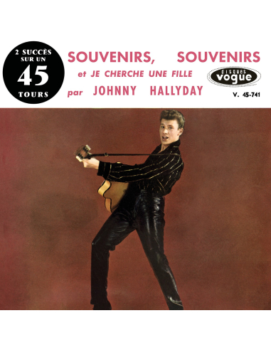 Johnny Hallyday - Souvenirs, Souvenirs - Vinyle Doré & Argenté (Vinyle 7'')
