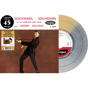 Johnny Hallyday - Souvenirs, Souvenirs - Vinyle Doré & Argenté (Vinyle 7'')