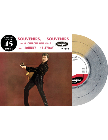 Johnny Hallyday - Souvenirs, Souvenirs - Vinyle Doré & Argenté (Vinyle 7'')