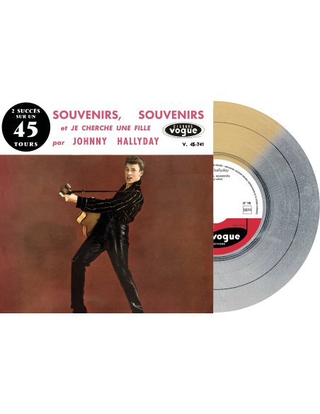 Johnny Hallyday - Souvenirs, Souvenirs - Vinyle Doré & Argenté (Vinyle 7'')
