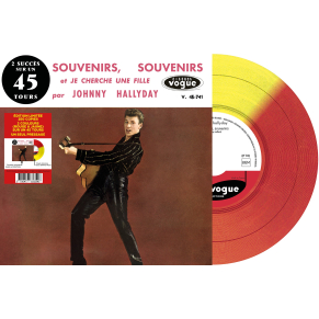 Johnny Hallyday - Souvenirs, Souvenirs - Vinyle Rouge & Jaune (Vinyle 7'')