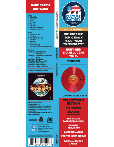 Rare Earth - One World (Vinyle)