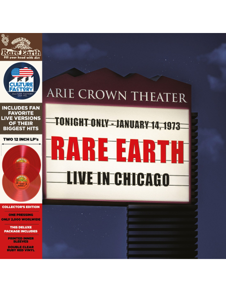 Rare Earth - Live In Chicago (Vinyle)