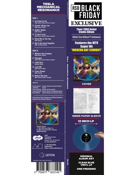Tesla - Mechanical Resonance - BF 2021 (Vinyle)