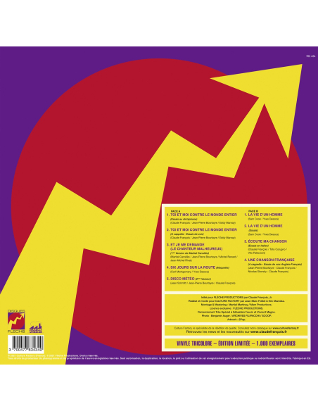 Claude François - Les Inédits 25cm Vol. 9 - Maquettes, Versions Alternatives (Vinyle 10''+ CD)