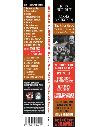 John Hurlbut & Jorma Kaukonen - The River Flows - The Complete Sessions (CD)