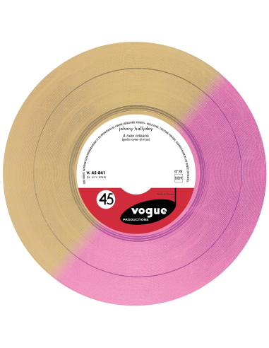 Johnny Hallyday - A New Orleans - Vinyle Doré & Rose (Vinyle 7'')