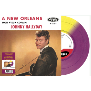 Johnny Hallyday - A New Orleans - Vinyle Jaune & Violet (Vinyle 7'')