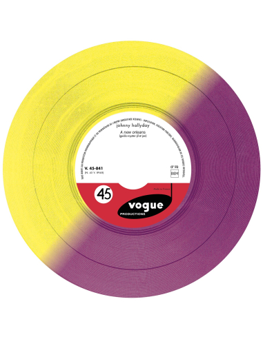 Johnny Hallyday - A New Orleans - Vinyle Jaune & Violet (Vinyle 7'')