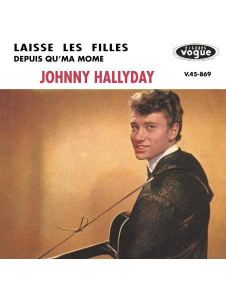 Johnny Hallyday - Laisse Les Filles - Vinyle Doré & Noir (Vinyle 7'')