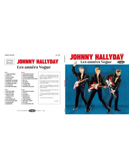 Johnny Hallyday - Les Années Vogue (Vinyle)