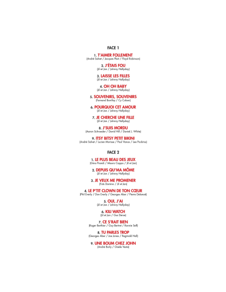 Johnny Hallyday - Les Années Vogue (Vinyle)