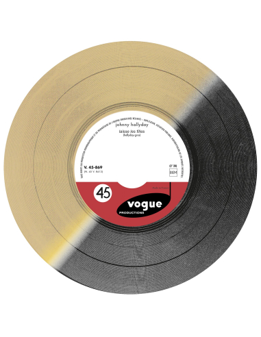 Johnny Hallyday - Laisse Les Filles - Vinyle Doré & Noir (Vinyle 7'')