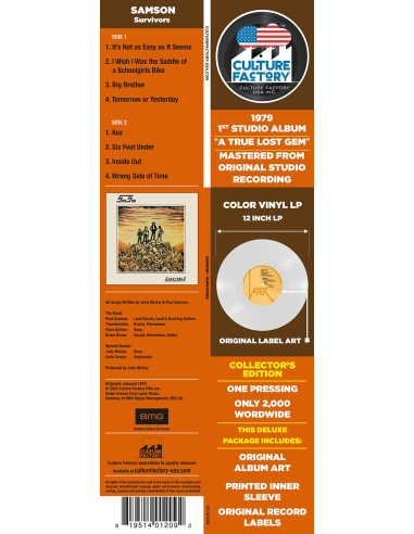 Samson - Survivors (Vinyle)