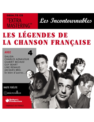 Les Légendes De La Chanson Française Vol. 4 Les Incontournables (CD)