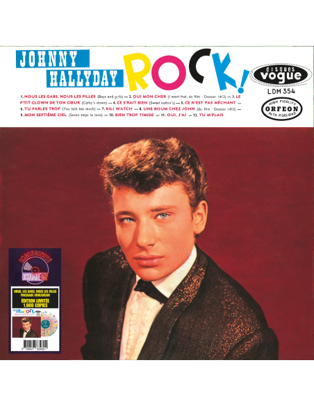 Johnny Hallyday - Rock! - RSD 2022 (Vinyle)