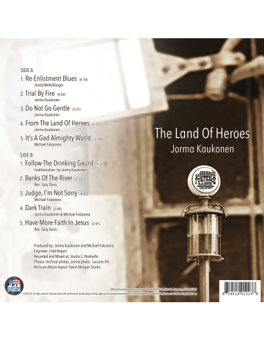 Jorma Kaukonen - The Land of Heroes - RSD 2022 (Vinyle)