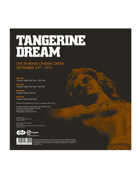 Tangerine Dream - Live in Reims Cinema Opera - RSD 2022 (Vinyle)