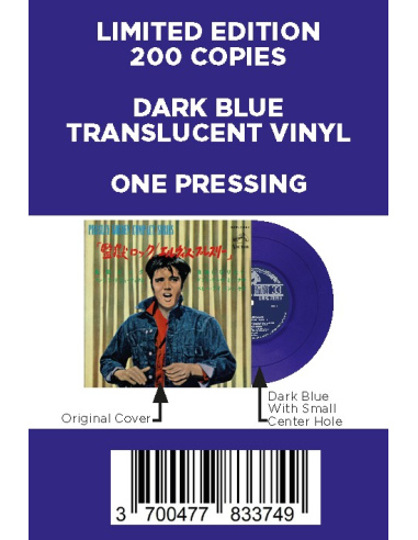 Elvis Presley - Jailhouse Rock - Vinyle Bleu Foncé (Japonais) (Vinyle 7'')