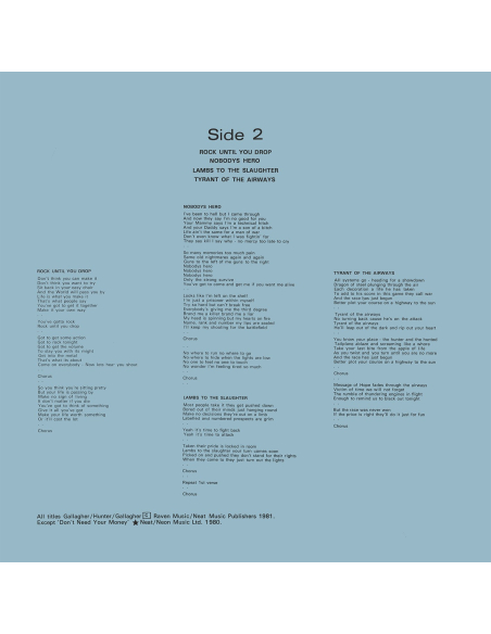 Raven - Rock Until You Drop (Vinyle)