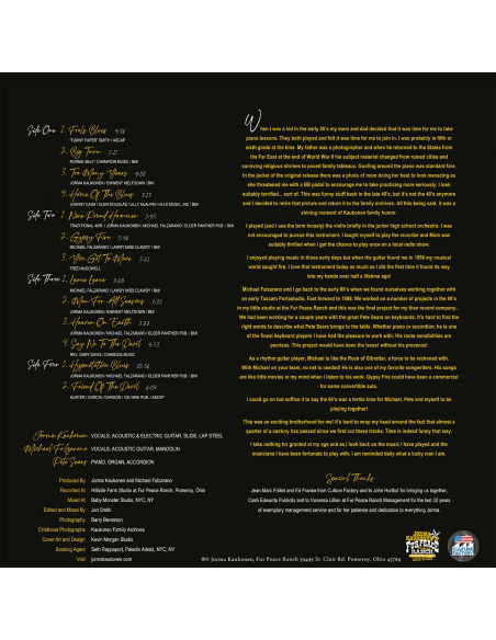 Jorma Kaukonen - Too Many Years - BF 2022 (Vinyle)