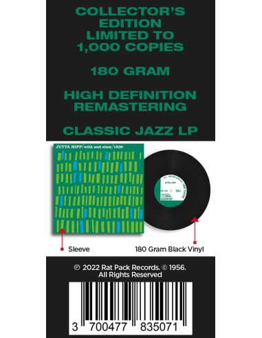 Jutta Hipp - With Zoot Sims (Vinyle)