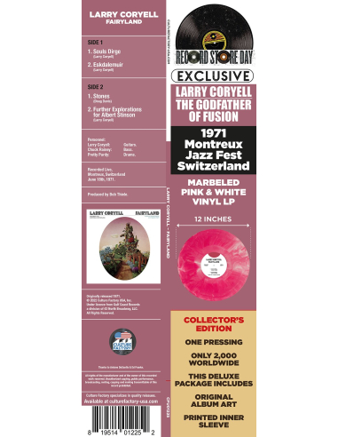 Larry Coryell - Fairyland - RSD 2022 (Vinyle)