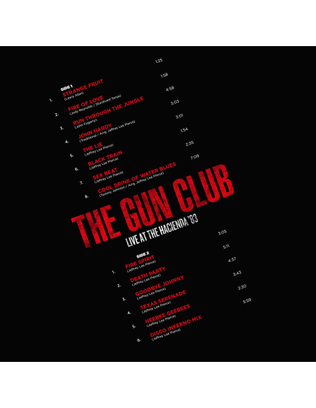 The Gun Club - Live At The Hacienda '83 - RSD 2022 (Vinyle)