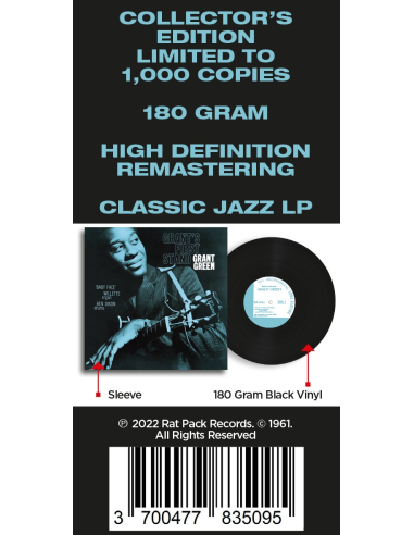 Grant Green - Grant's First Stand (Vinyle)