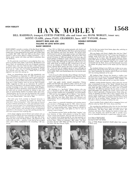 Hank Mobley - Hank Mobley (Vinyle)
