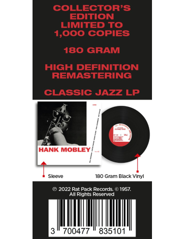 Hank Mobley - Hank Mobley (Vinyle)