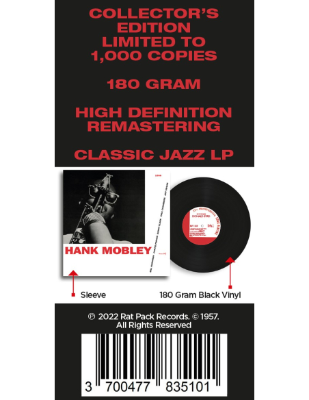 Hank Mobley - Hank Mobley (Vinyle)