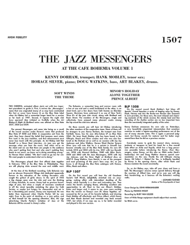 The Jazz Messengers - Live at the Cafe Bohemia Volume 1 (Vinyle)