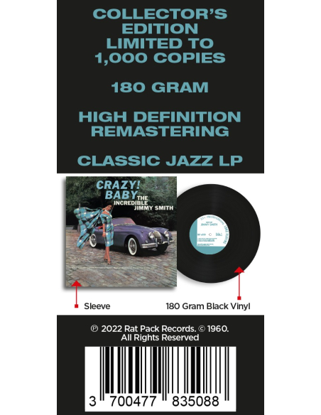 Jimmy Smith - Crazy! Baby (Vinyle)