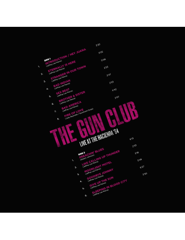 The Gun Club - Live At The Hacienda '84 - BF 2022 (Vinyle)