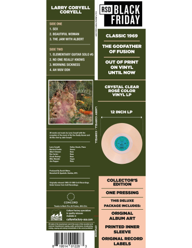 Larry Coryell - Coryell - BF 2022 (Vinyle)