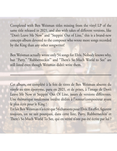 Elvis Presley - Sings The Mad Professor (CD Mini LP)