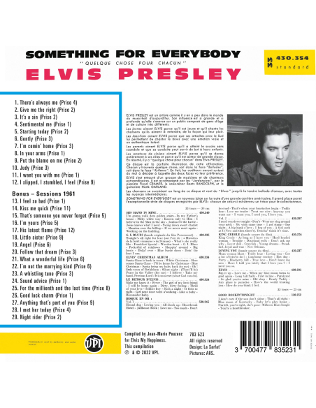 Elvis Presley - Something For Everybody (CD Mini LP)