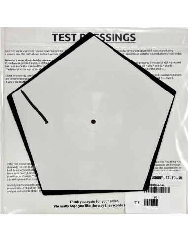 TEST PRESSING Johnny Hallyday - At The Ed Sullivan Show (Vinyle)